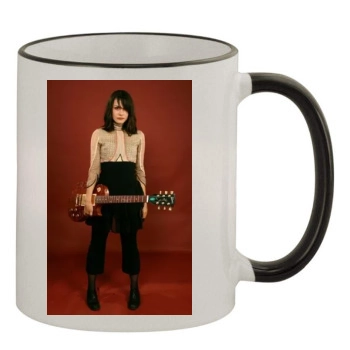 Shannyn Sossamon 11oz Colored Rim & Handle Mug