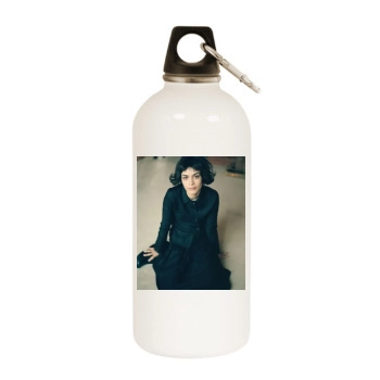 Shannyn Sossamon White Water Bottle With Carabiner