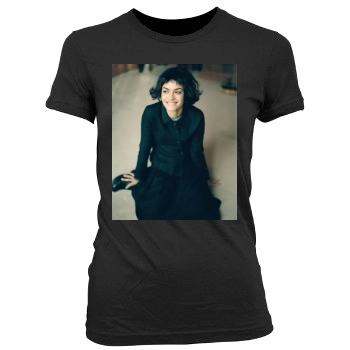 Shannyn Sossamon Women's Junior Cut Crewneck T-Shirt