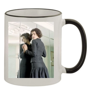 Shannyn Sossamon 11oz Colored Rim & Handle Mug