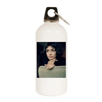 Shannyn Sossamon White Water Bottle With Carabiner