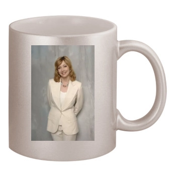 Sharon Lawrence 11oz Metallic Silver Mug