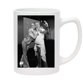 Sharon Stone 14oz White Statesman Mug