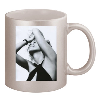 Sharon Stone 11oz Metallic Silver Mug