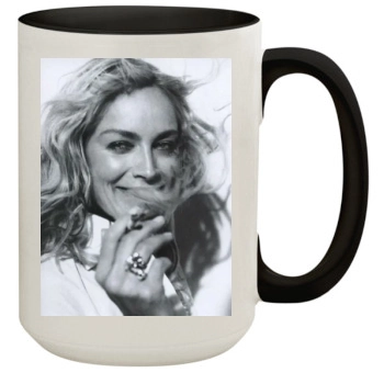 Sharon Stone 15oz Colored Inner & Handle Mug