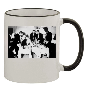 Sharon Stone 11oz Colored Rim & Handle Mug