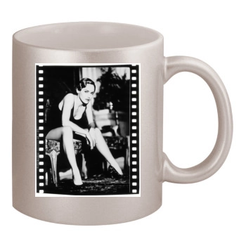 Sharon Stone 11oz Metallic Silver Mug