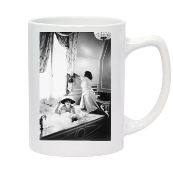 Sharon Stone 14oz White Statesman Mug