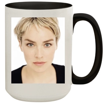 Sharon Stone 15oz Colored Inner & Handle Mug