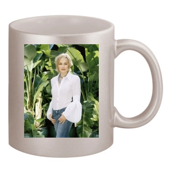 Sharon Stone 11oz Metallic Silver Mug