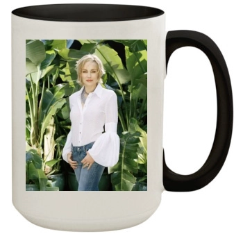 Sharon Stone 15oz Colored Inner & Handle Mug