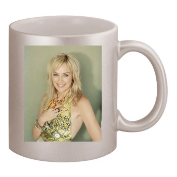 Sharon Stone 11oz Metallic Silver Mug