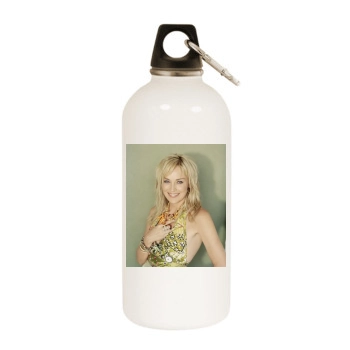 Sharon Stone White Water Bottle With Carabiner