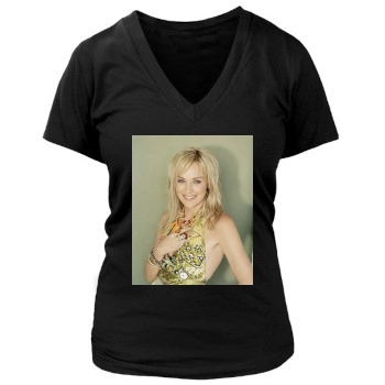 Sharon Stone Women's Deep V-Neck TShirt