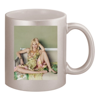 Sharon Stone 11oz Metallic Silver Mug