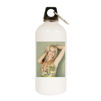 Sharon Stone White Water Bottle With Carabiner