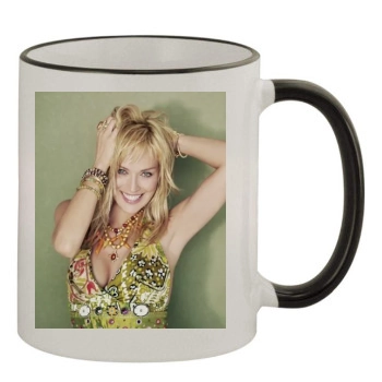 Sharon Stone 11oz Colored Rim & Handle Mug