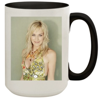 Sharon Stone 15oz Colored Inner & Handle Mug