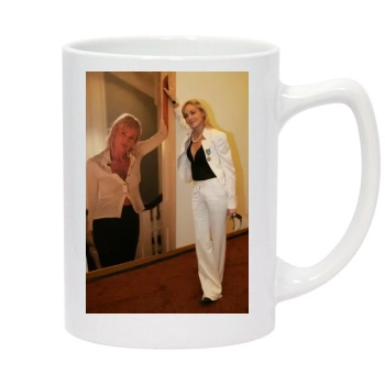 Sharon Stone 14oz White Statesman Mug