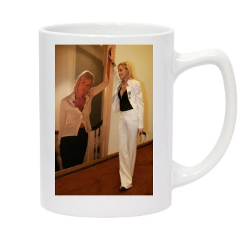 Sharon Stone 14oz White Statesman Mug