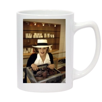 Sharon Stone 14oz White Statesman Mug