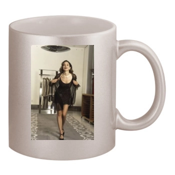 Sharon Stone 11oz Metallic Silver Mug