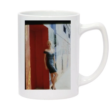 Sharon Stone 14oz White Statesman Mug