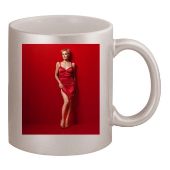 Sharon Stone 11oz Metallic Silver Mug