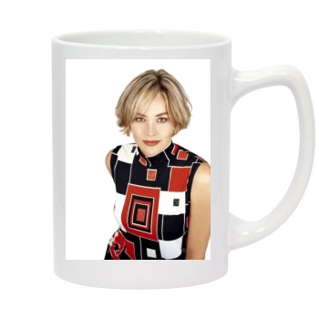 Sharon Stone 14oz White Statesman Mug