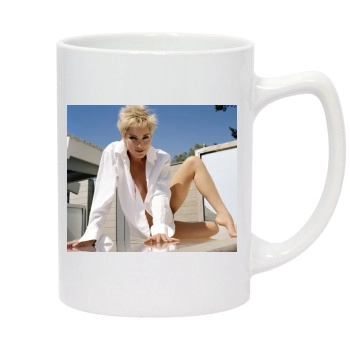 Sharon Stone 14oz White Statesman Mug