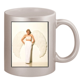 Sharon Stone 11oz Metallic Silver Mug