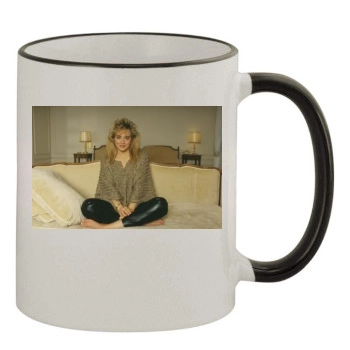 Sharon Stone 11oz Colored Rim & Handle Mug