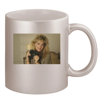 Sharon Stone 11oz Metallic Silver Mug