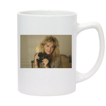 Sharon Stone 14oz White Statesman Mug