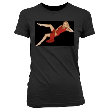 Sharon Stone Women's Junior Cut Crewneck T-Shirt