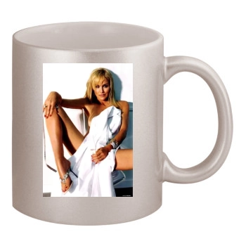 Sharon Stone 11oz Metallic Silver Mug