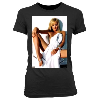 Sharon Stone Women's Junior Cut Crewneck T-Shirt