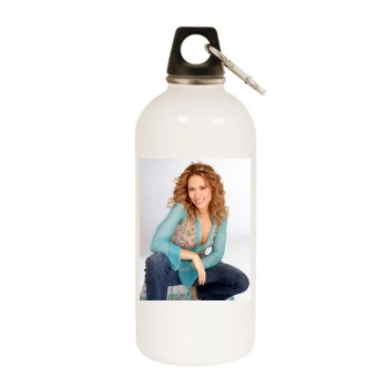 Sheryl Crow White Water Bottle With Carabiner