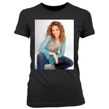 Sheryl Crow Women's Junior Cut Crewneck T-Shirt