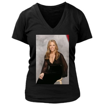 Sheryl Crow Women's Deep V-Neck TShirt