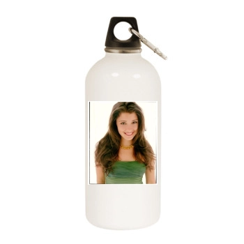 Shiri Appleby White Water Bottle With Carabiner