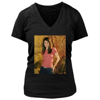 Shiri Appleby Women's Deep V-Neck TShirt