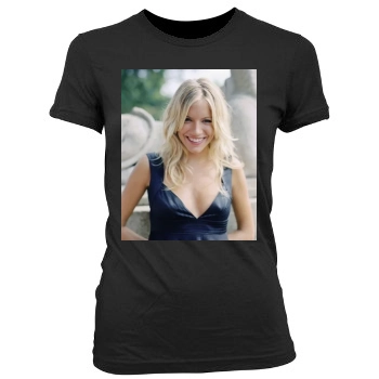 Sienna Miller Women's Junior Cut Crewneck T-Shirt