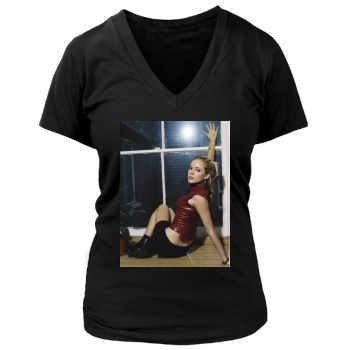 Sienna Miller Women's Deep V-Neck TShirt