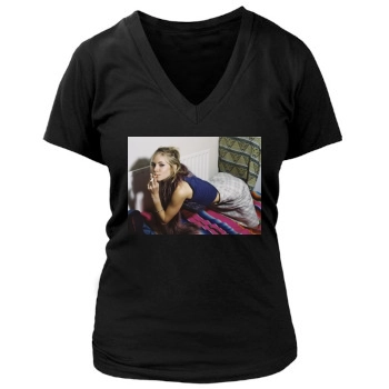 Sienna Miller Women's Deep V-Neck TShirt