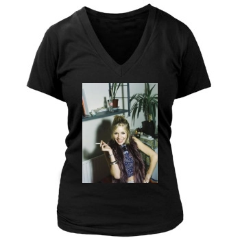 Sienna Miller Women's Deep V-Neck TShirt