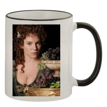 Sienna Miller 11oz Colored Rim & Handle Mug