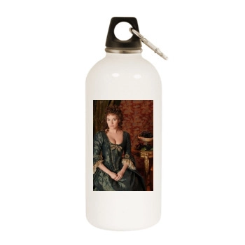 Sienna Miller White Water Bottle With Carabiner