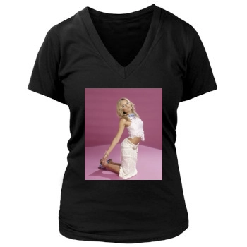 Sienna Miller Women's Deep V-Neck TShirt