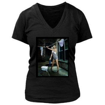 Sienna Miller Women's Deep V-Neck TShirt